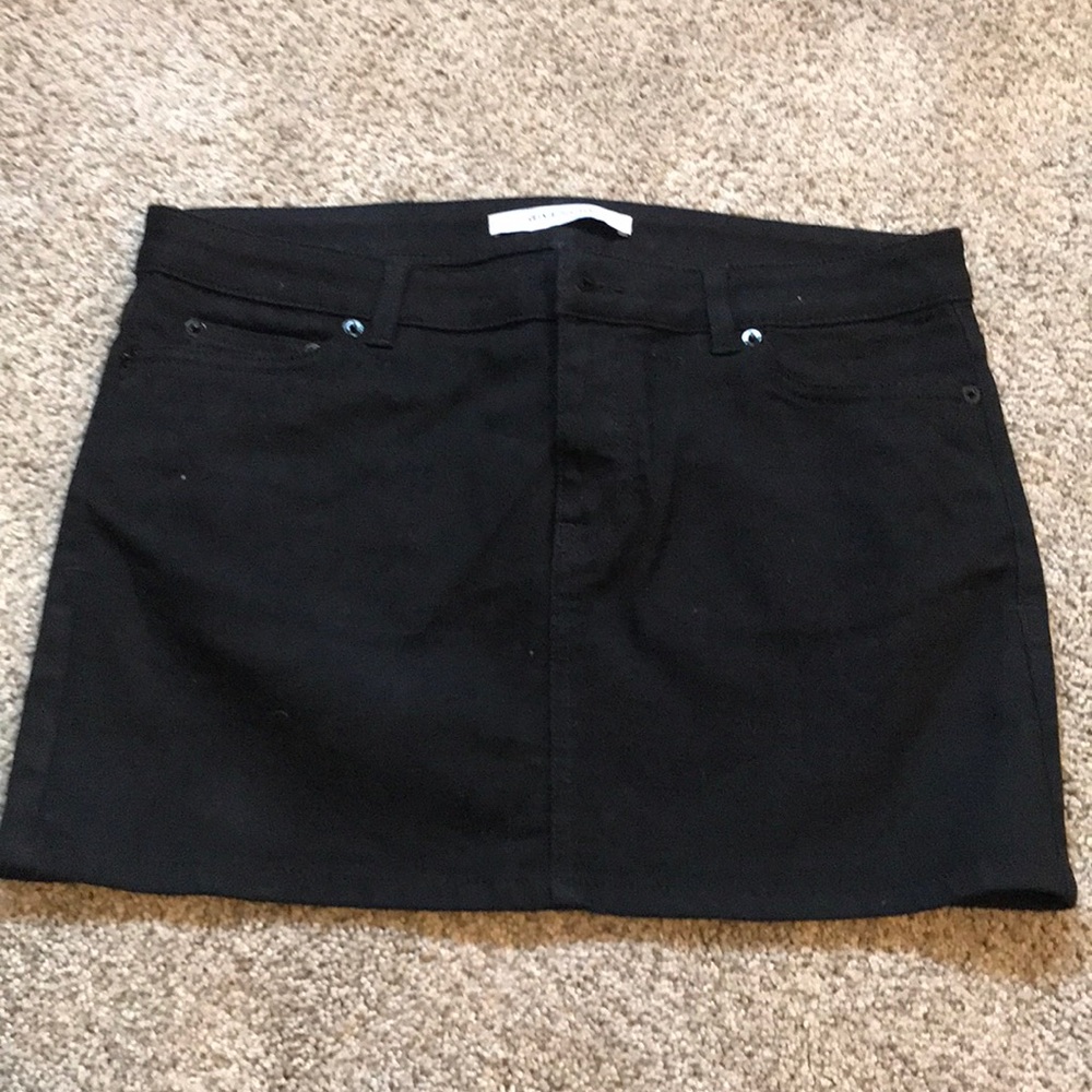 Givenchy Black short jean skirt